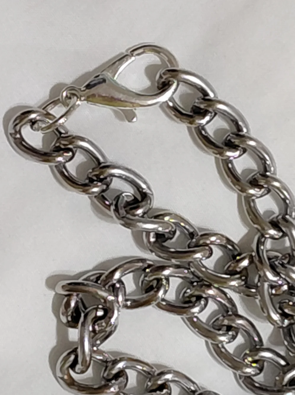 Coach Silver Black Charm Necklace - Picture 4 of 6